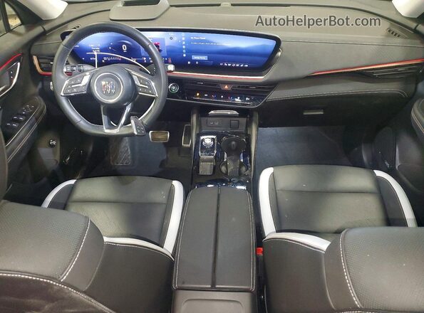 LRBFZPE46RD013392 2024 BUICK ENVISION Gray Dashboard view