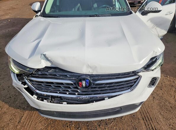 LRBFZPR46MD087558 2021 BUICK ENVISION White Vista del compartimento del motor