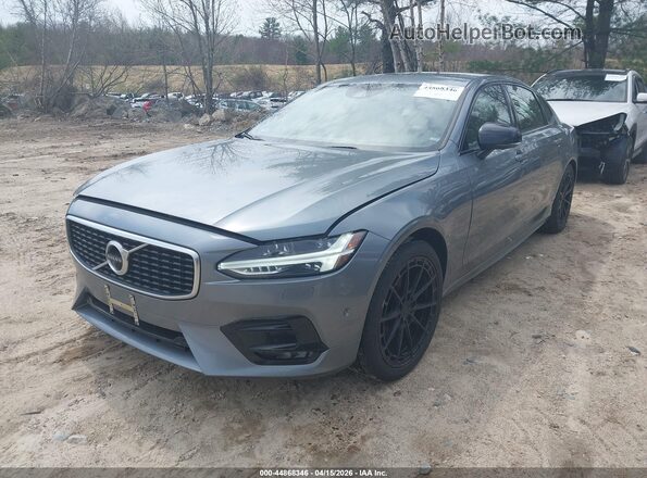 LVYA22MT4LP143004 2020 VOLVO S90 Gray წინა მარცხენა ხედი სამი მეოთხედიდან