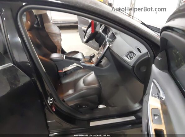 LYV402FK0GB095968 2016 VOLVO S60 INSCRIPTION Black წინა სალონის ხედი