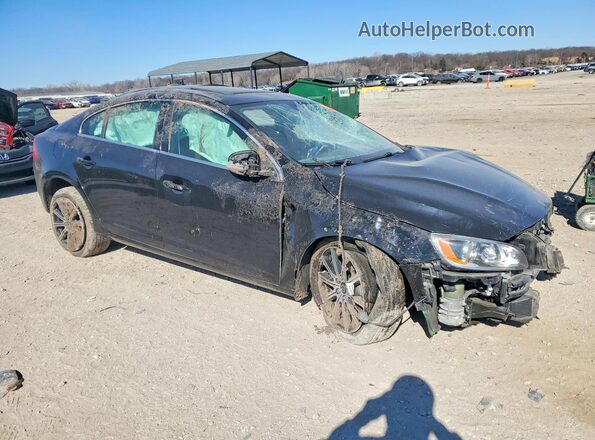 LYV612TK1GB097304 2016 VOLVO S60 Black Передня права чверть