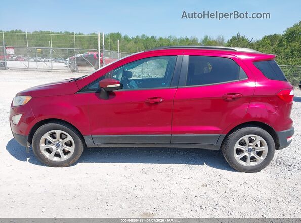 MAJ3P1TE5JC185240 2018 FORD ECOSPORT Red სალონის 360-გრადუსიანი ხედი