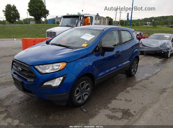 MAJ3S2FE1MC407907 2021 FORD ECOSPORT Blue Front left