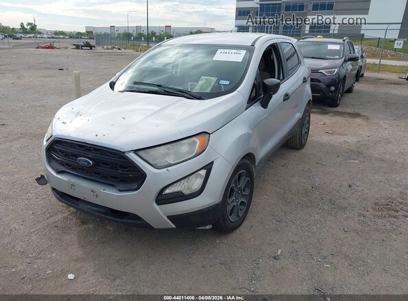 MAJ3S2FE7KC267276 2019 FORD ECOSPORT Silver Առջևի ձախ երեք քառորդ տեսարան