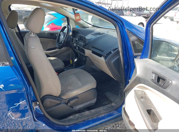 MAJ3S2FE7MC422783 2021 FORD ECOSPORT Blue წინა სალონის ხედი