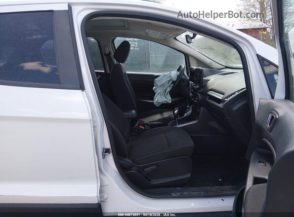 MAJ3S2GE5LC336739 2020 FORD ECOSPORT White Widok wnętrza z przodu