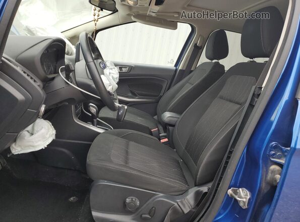 MAJ3S2GE6LC355316 2020 FORD ECOSPORT Синий Вид салона спереди