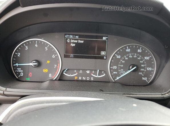 MAJ3S2GE6LC355316 2020 FORD ECOSPORT Синий Вид щитка приборов