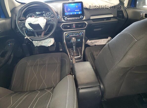 MAJ3S2GE6LC355316 2020 FORD ECOSPORT Синий Вид панели приборов
