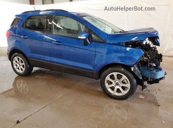MAJ3S2GE6LC355316 2020 FORD ECOSPORT Синий Передняя правая четверть