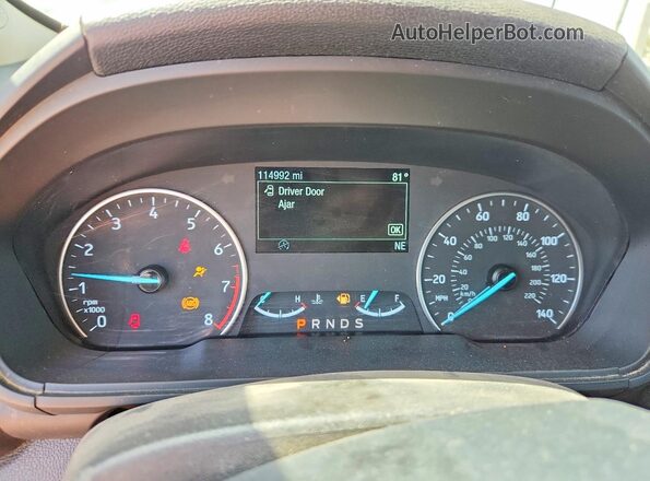 MAJ3S2GEXKC264547 2019 FORD ECOSPORT Gray Vista del cuadro de instrumentos