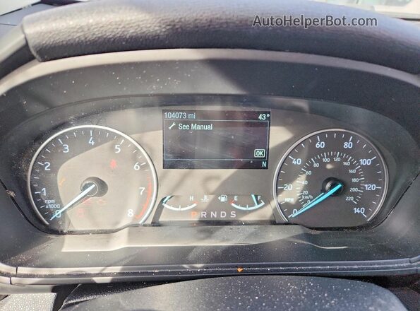 MAJ3S2GEXLC341404 2020 FORD ECOSPORT Blue Սարքավորումների վահանակի տեսք
