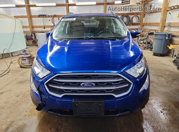 MAJ3S2GEXLC341404 2020 FORD ECOSPORT Blue Դիմացի տեսք