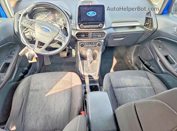 MAJ3S2GEXLC341404 2020 FORD ECOSPORT Blue Առջևի վահանակի տեսք