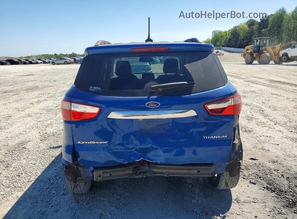MAJ3S2KE7MC398653 2021 FORD ECOSPORT Blue Widok z tyłu