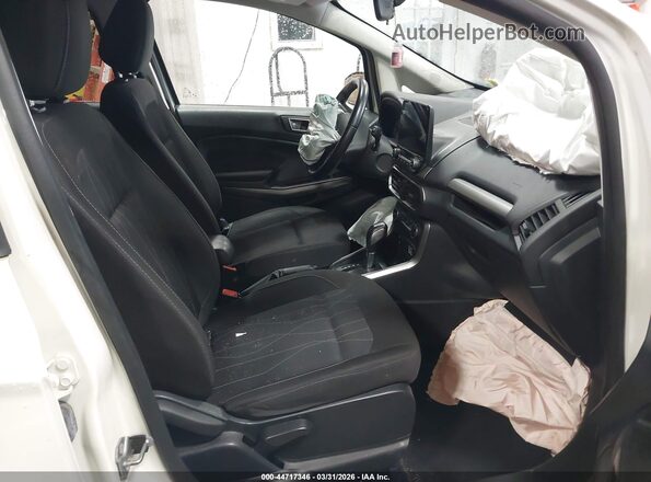 MAJ6F3GL7LC343905 2020 FORD ECOSPORT White Widok wnętrza z przodu