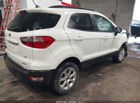 MAJ6F3GL7LC343905 2020 FORD ECOSPORT White Tył prawy