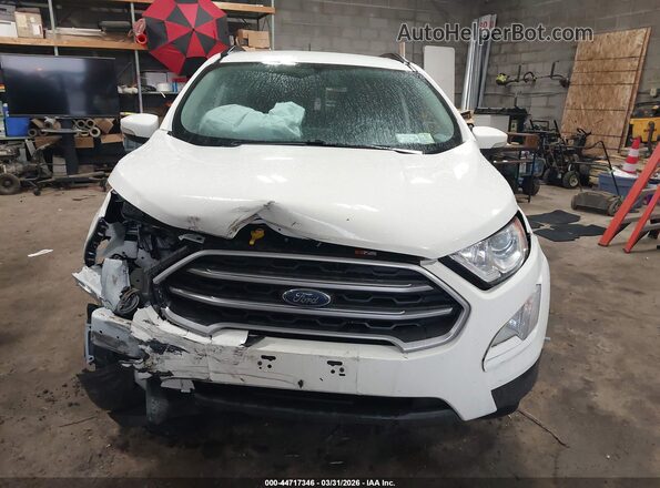 MAJ6F3GL7LC343905 2020 FORD ECOSPORT White Widok deski rozdzielczej