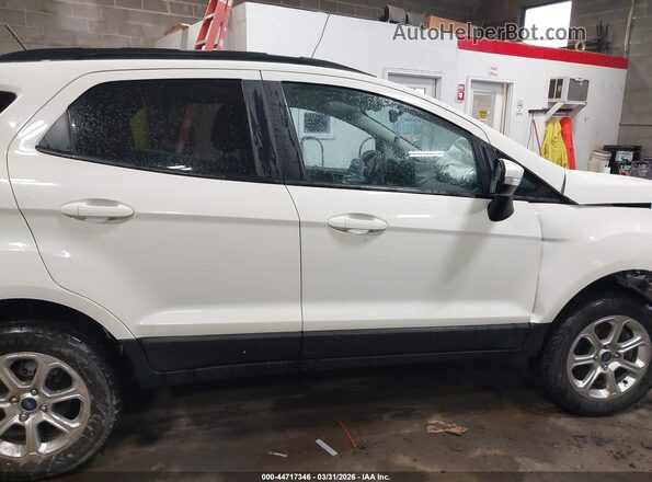 MAJ6F3GL7LC343905 2020 FORD ECOSPORT White Widok zestawu wskaźników
