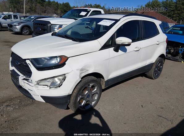 MAJ6P1CL3JC247844 2018 FORD ECOSPORT White წინა მარცხენა ხედი სამი მეოთხედიდან
