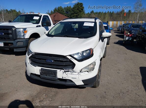 MAJ6P1CL3JC247844 2018 FORD ECOSPORT White წინა ხედი