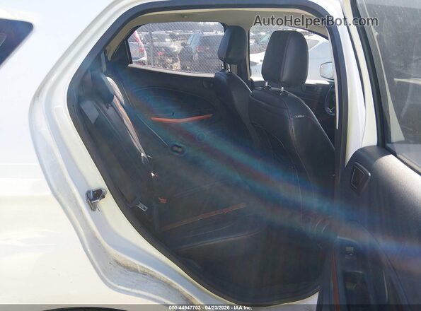 MAJ6P1CL3JC247844 2018 FORD ECOSPORT White VIN კოდის სტიკერის ხედი