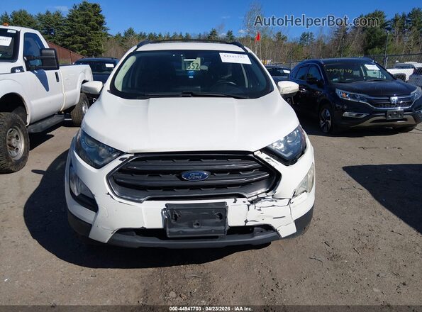 MAJ6P1CL3JC247844 2018 FORD ECOSPORT White ხელსაწყოთა პანელის ხედი