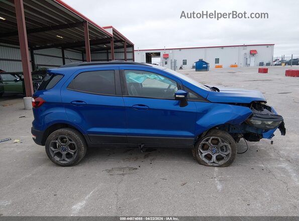 MAJ6P1CL9JC166931 2018 FORD ECOSPORT Blue Rear interior view