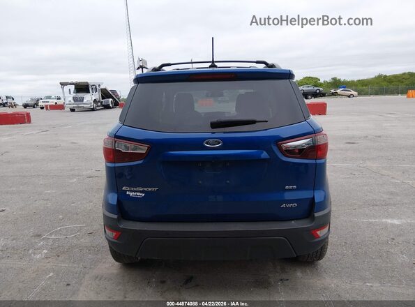 MAJ6P1CL9JC166931 2018 FORD ECOSPORT Blue 