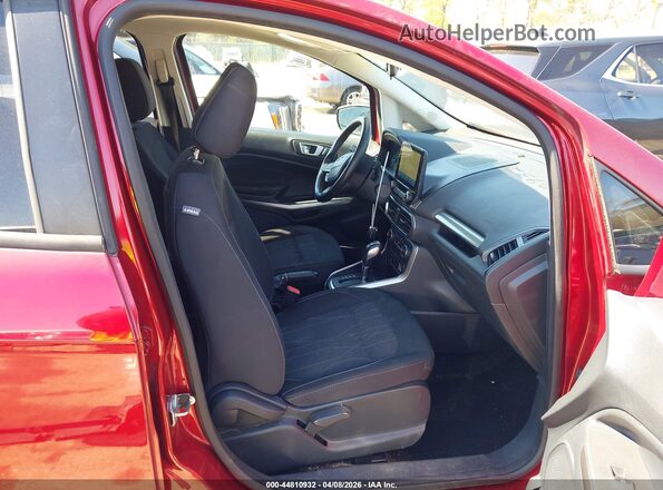 MAJ6P1UL2JC226529 2018 FORD ECOSPORT Red Вид салону спереду
