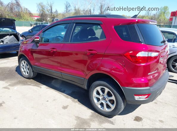 MAJ6P1UL2JC226529 2018 FORD ECOSPORT Red Задня ліва чверть