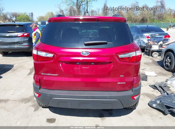 MAJ6P1UL2JC226529 2018 FORD ECOSPORT Red 