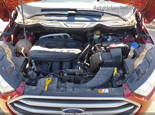 MAJ6P1UL2JC226529 2018 FORD ECOSPORT Red Вид ззаду