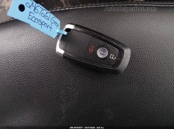 MAJ6P1WL1JC246722 2018 FORD ECOSPORT Gray 