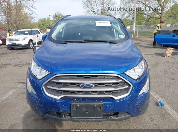 MAJ6S3GL0NC462995 2022 FORD ECOSPORT Синий Вид щитка приборов