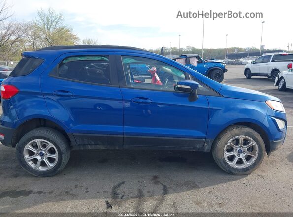 MAJ6S3GL0NC462995 2022 FORD ECOSPORT Синий Вид задней части салона