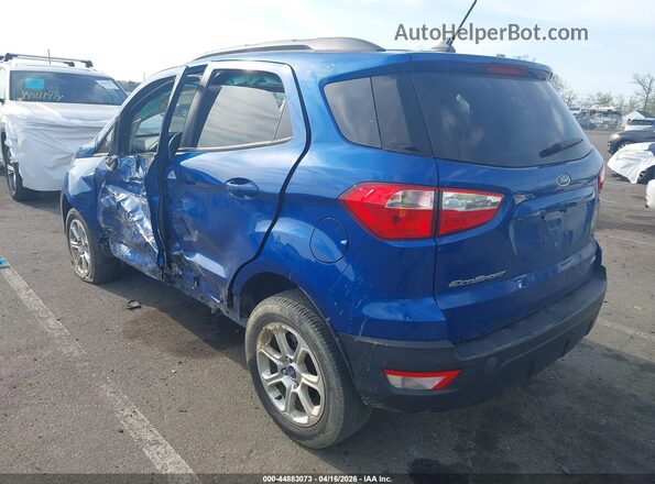 MAJ6S3GL0NC462995 2022 FORD ECOSPORT Синий Задняя левая четверть
