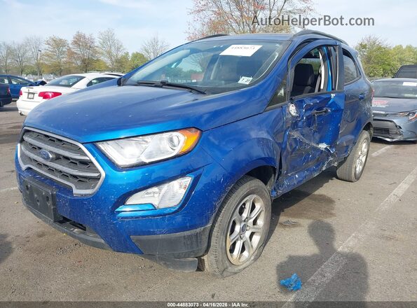 MAJ6S3GL0NC462995 2022 FORD ECOSPORT Синий Передняя левая четверть