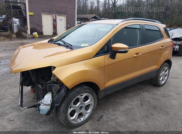 MAJ6S3GL1MC423993 2021 FORD ECOSPORT Желтый Передняя левая четверть