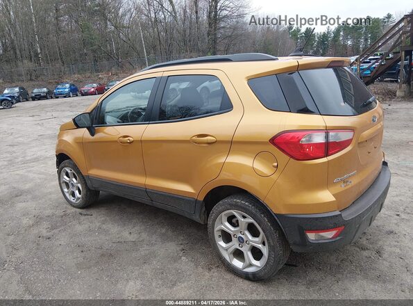 MAJ6S3GL1MC423993 2021 FORD ECOSPORT Желтый Задняя левая четверть