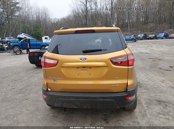 MAJ6S3GL1MC423993 2021 FORD ECOSPORT Желтый 