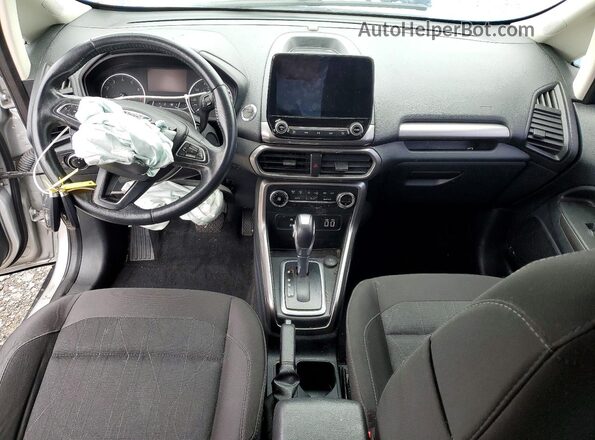 MAJ6S3GL2LC329281 2020 FORD ECOSPORT Silver Вид панелі приладів