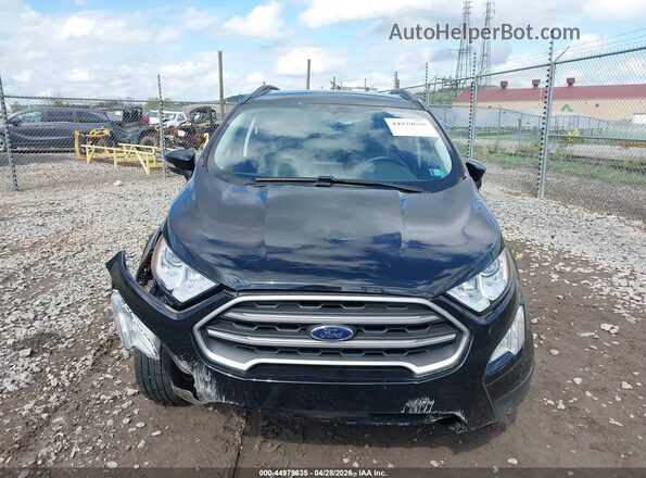 MAJ6S3GL3LC352312 2020 FORD ECOSPORT Black Widok zestawu wskaźników