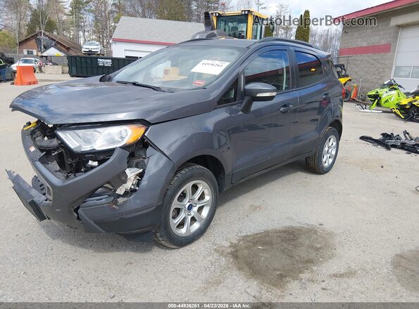 MAJ6S3GL7KC250459 2019 FORD ECOSPORT Gray Առջևի ձախ երեք քառորդ տեսարան