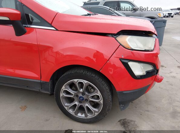 MAJ6S3KL3KC256802 2019 FORD ECOSPORT Red 
