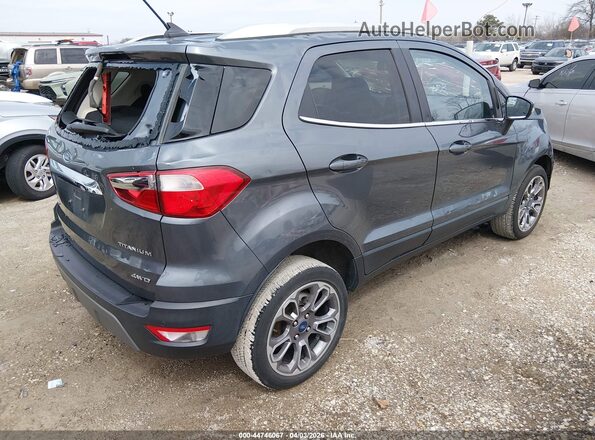 MAJ6S3KLXLC385119 2020 FORD ECOSPORT Gray Հետևի աջ
