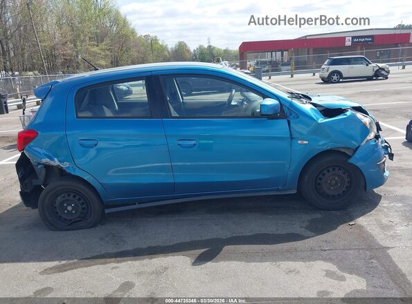 ML32A3HJ1JH010207 2018 MITSUBISHI MIRAGE Light Blue Widok wnętrza z tyłu