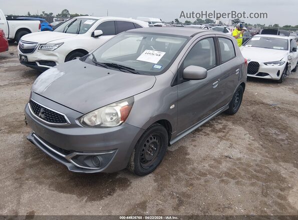 ML32A3HJ2HH021114 2017 MITSUBISHI MIRAGE Gray წინა მარცხენა ხედი სამი მეოთხედიდან