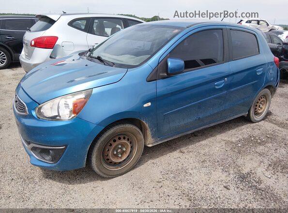 ML32A3HJ9HH001846 2017 MITSUBISHI MIRAGE Blue Vista tres cuartos delantera izquierda