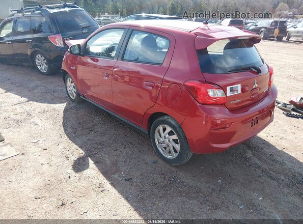 ML32A4HJ3JH002762 2018 MITSUBISHI MIRAGE Maroon Trasero izquierdo